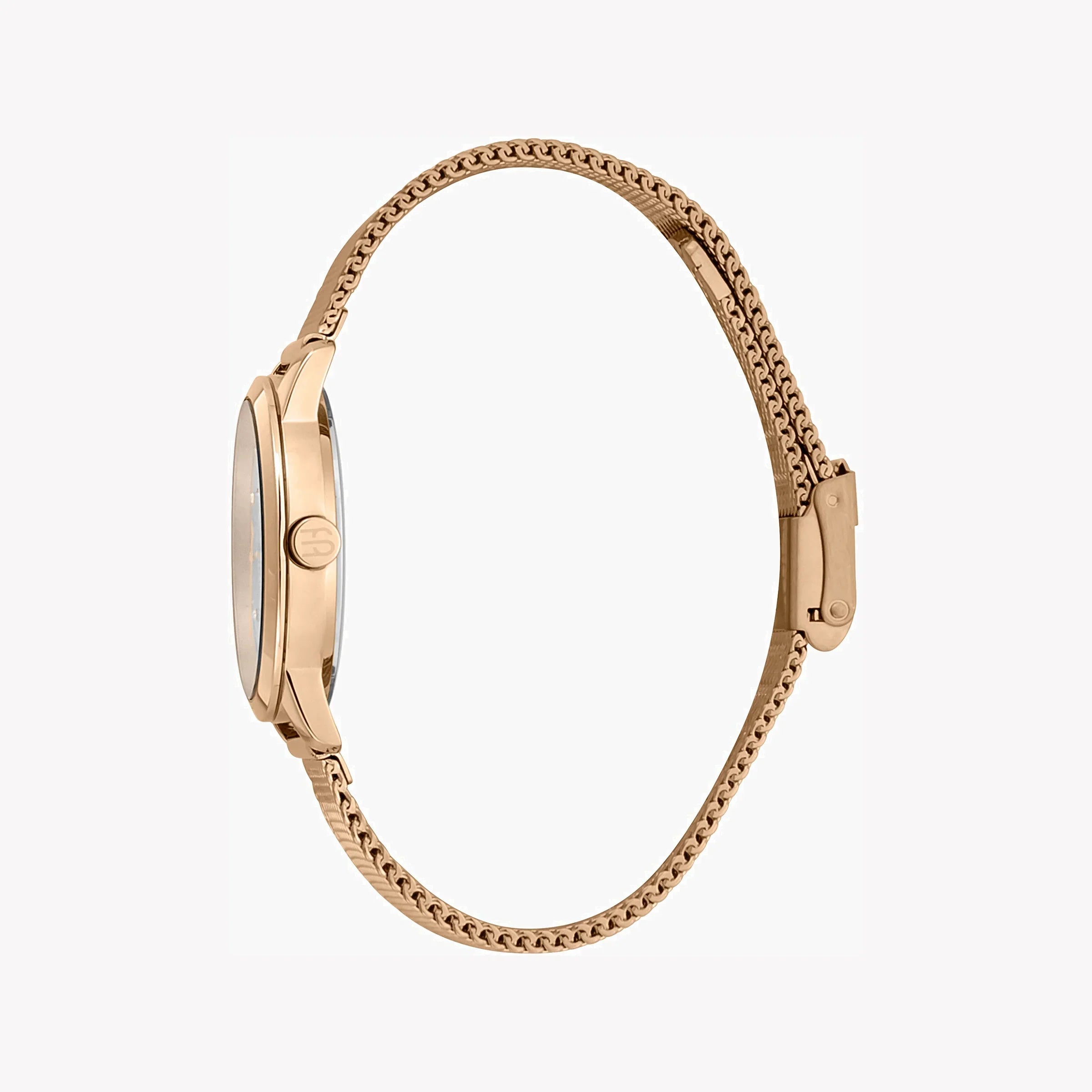 Esprit Women's Rose Gold Stainless Steel Watch, Silver Dial | ES1L112M0035-1