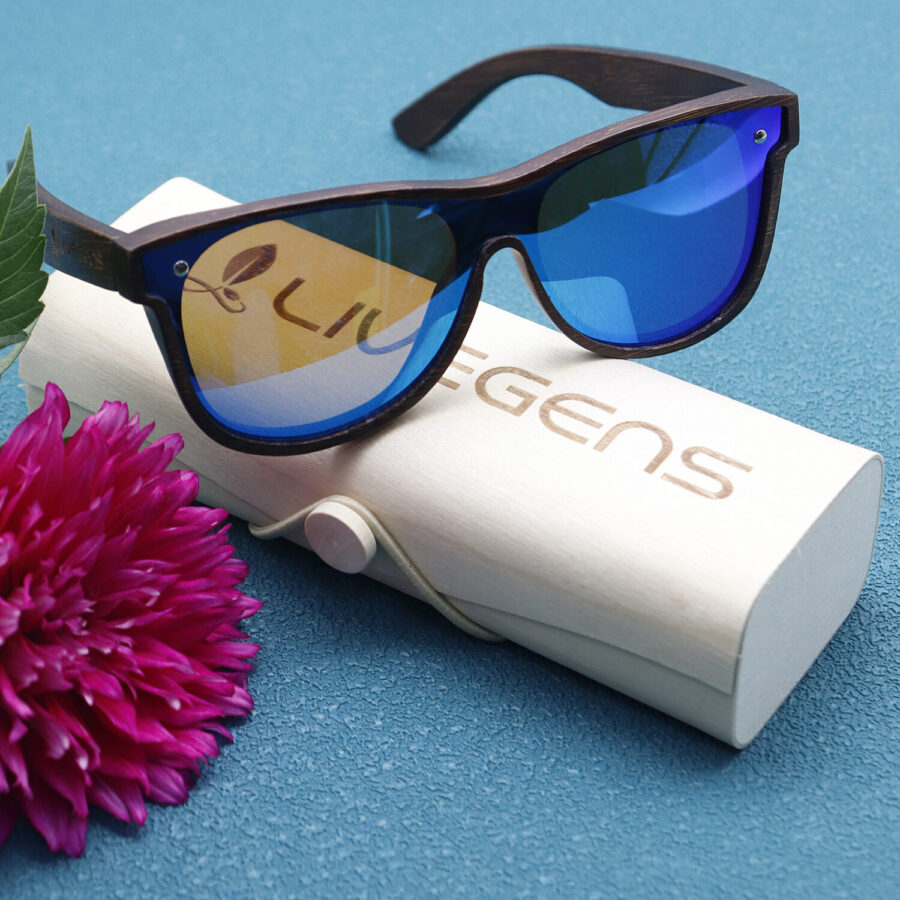 gafas de sol de bambu