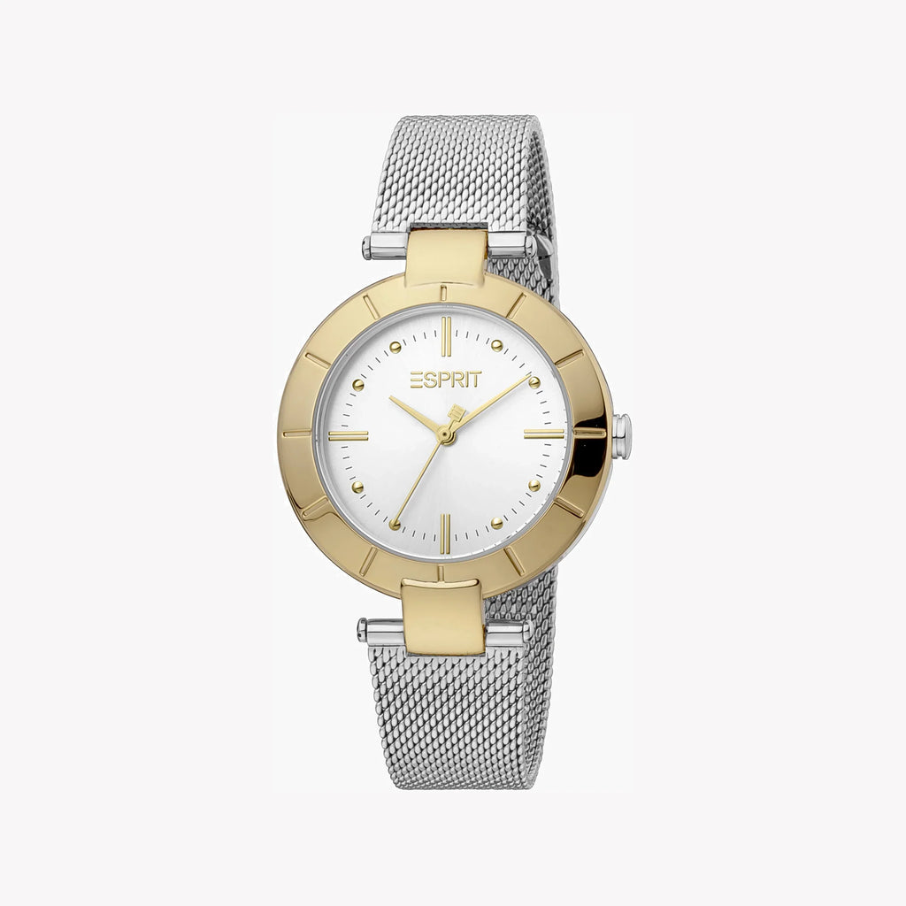 Esprit Women's Silver Stainless Steel Watch, Silver Dial | ES1L158M0025-0