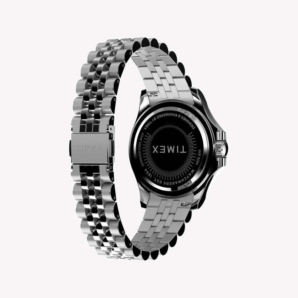 Timex Women's Silver-tone Watch, Rainbow Crystal Accents | TW2W33000-1