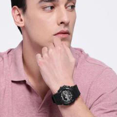 Timex Men's Black Resin Watch, Digital Dial | TW5M22500-3