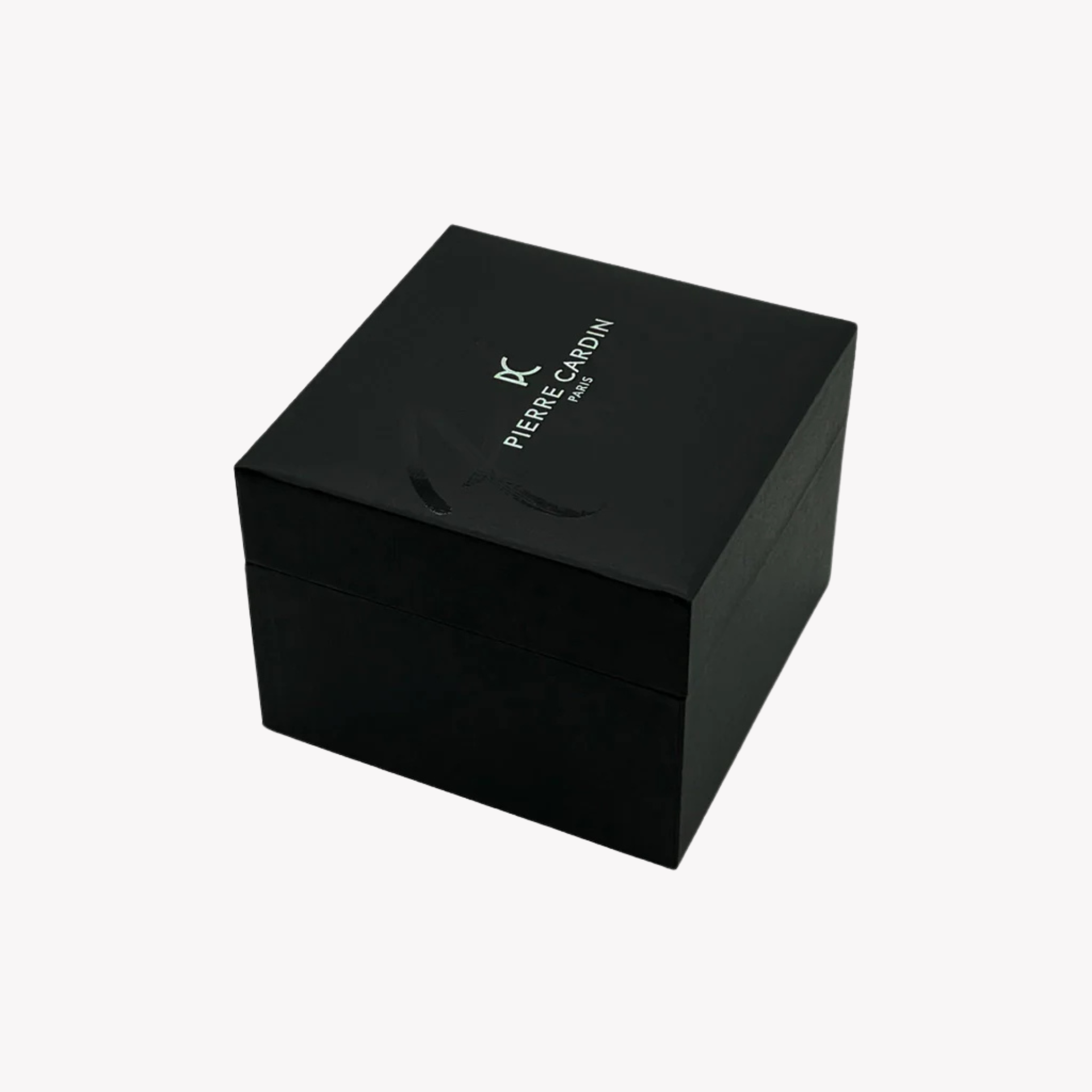 Pierre Cardin Women's Black Leather Watch, Silver Dial | CBV.1009-4